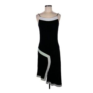 Joseph Ribkoff Dress Asymmetrical Black & White Cocktail Dress New Size 8
